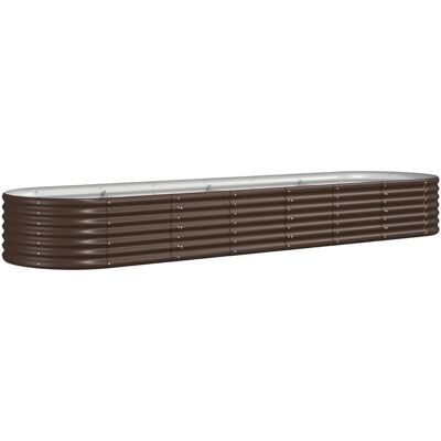 vidaXL Gartentopf Braun - Gartenpflanzer, 296 x 80 x 36 cm, Stahl vidaXL Gartentopf Braun - Gartenpflanzer, 296 x 80 x 36 cm, Stahl