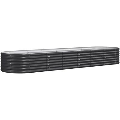 vidaXL Jardinera - 296x80x36 cm - Antracita - Jardinera vidaXL Jardinera - 296x80x36 cm - Antracita - Jardinera