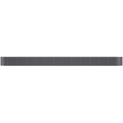 vidaXL Gartenbeet 512x80x36 cm - Pflanzkübel - Anthrazit vidaXL Gartenbeet 512x80x36 cm - Pflanzkübel - Anthrazit