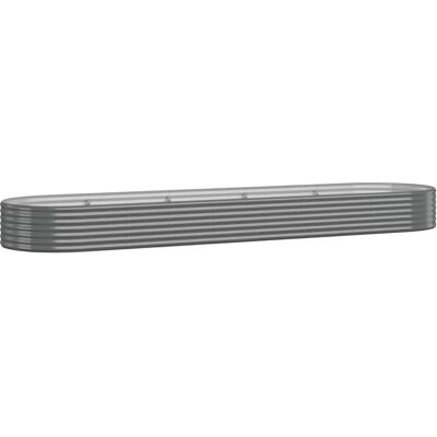 vidaXL Gartentopf - 100x100x36 cm - Braun - Gartentyp vidaXL Gartentopf - 100x100x36 cm - Braun - Gartentyp