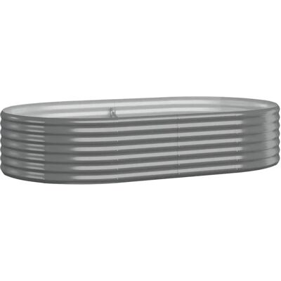 vidaXL Pflanzkübel - 175x100x36 cm - Grau - Gartentyp vidaXL Pflanzkübel - 175x100x36 cm - Grau - Gartentyp
