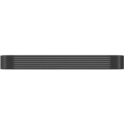 vidaXL Tuinplantbak - 322 x 100 x 36 cm - Antraciet - Tuinplantbak vidaXL Tuinplantbak - 322 x 100 x 36 cm - Antraciet - Tuinplantbak