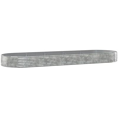 vidaXL Gartenpflanzkübel 450x140x36 cm Silber - Garten Pflanztopf vidaXL Gartenpflanzkübel 450x140x36 cm Silber - Garten Pflanztopf