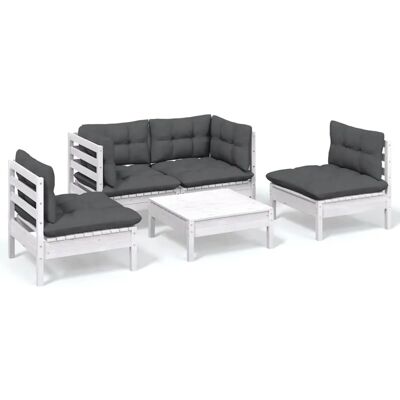 vidaXL 4336 Gartenmöbel-Set - Modularisches Kiefernholz-Couch-Set vidaXL 4336 Gartenmöbel-Set - Modularisches Kiefernholz-Couch-Set
