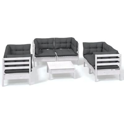 Zestaw Mebli Ogrodowych VidaXL - Modułowa Sofa Ogrodowa - Meble na Zewnątrz Zestaw Mebli Ogrodowych VidaXL - Modułowa Sofa Ogrodowa - Meble na Zewnątrz