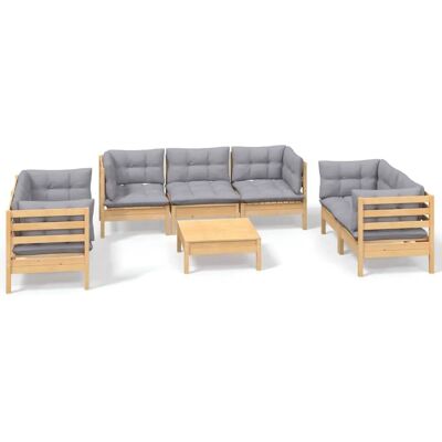 vidaXL 8-tlg. Garten-Lounge-Set - Modularer Außenmöbel vidaXL 8-tlg. Garten-Lounge-Set - Modularer Außenmöbel