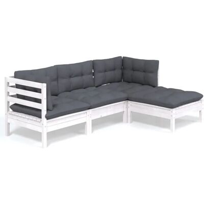 VidaXL Zestaw Mebli Ogrodowych - Modularny VidaXL Zestaw Mebli Ogrodowych - Modularny