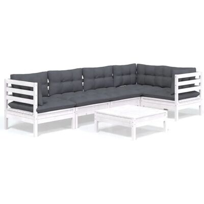 vidaXL Gartenmöbel-Set - Modulares Kiefernholz - Lounge-Set - Garten vidaXL Gartenmöbel-Set - Modulares Kiefernholz - Lounge-Set - Garten