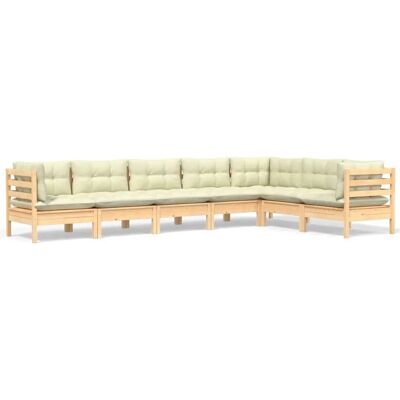 vidaXL Gartenmöbel-Set - 7-teilig mit Kissen vidaXL Gartenmöbel-Set - 7-teilig mit Kissen