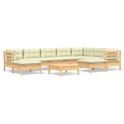 VidaXL Gartenmöbel-Set - Modularer Kiefern Holz - Gartensofa VidaXL Gartenmöbel-Set - Modularer Kiefern Holz - Gartensofa