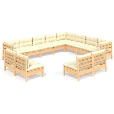 vidaXL Gartenmöbel-Set - Robust Massivkiefer - Modular vidaXL Gartenmöbel-Set - Robust Massivkiefer - Modular