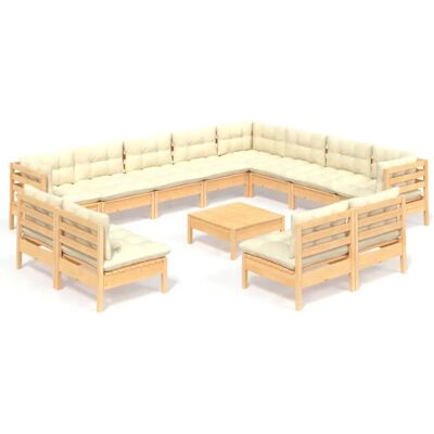 vidaXL Gartenmöbelset - Modulares Lounge-Set mit Kissen vidaXL Gartenmöbelset - Modulares Lounge-Set mit Kissen