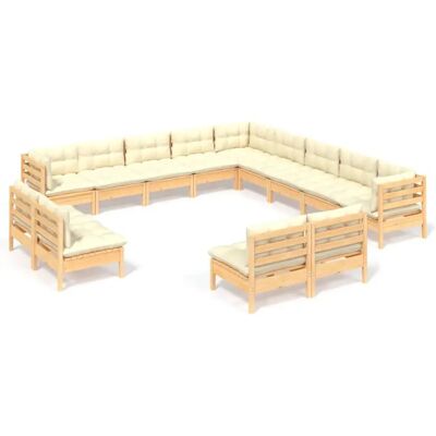 vidaXL Gartenmöbel-Set - 13-tlg. Lounge-Set mit Kissen vidaXL Gartenmöbel-Set - 13-tlg. Lounge-Set mit Kissen