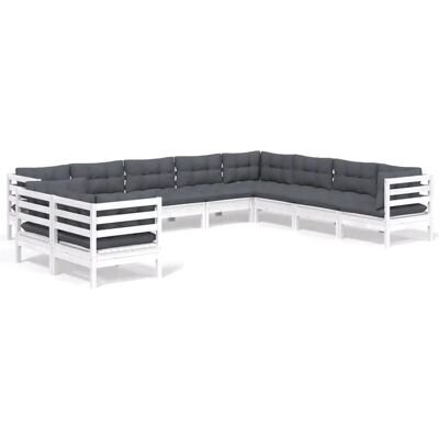 vidaXL 3096912 Gartenmöbel-Set - Modular Gartensofas vidaXL 3096912 Gartenmöbel-Set - Modular Gartensofas