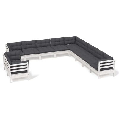 vidaXL Gartenset - Robustes, Modular, mit Kissen vidaXL Gartenset - Robustes, Modular, mit Kissen