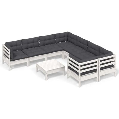 VidaXL Outdoor Möbelset - 9-teiliges Gartenlounge-Set VidaXL Outdoor Möbelset - 9-teiliges Gartenlounge-Set