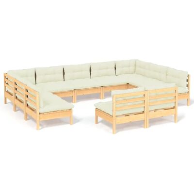 VidaXL Gartenmöbel-Set - Robustes Modulares Terrassensofa - Gartenmöbel VidaXL Gartenmöbel-Set - Robustes Modulares Terrassensofa - Gartenmöbel