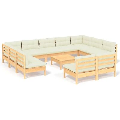 vidaXL Gartenmöbel-Set - 12-teiliges modulares Terrassenset vidaXL Gartenmöbel-Set - 12-teiliges modulares Terrassenset
