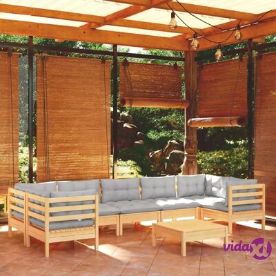 Maisonchic Gartenmöbel-Set aus Kiefernholz - 8 Teile mit Kissen Maisonchic Gartenmöbel-Set aus Kiefernholz - 8 Teile mit Kissen