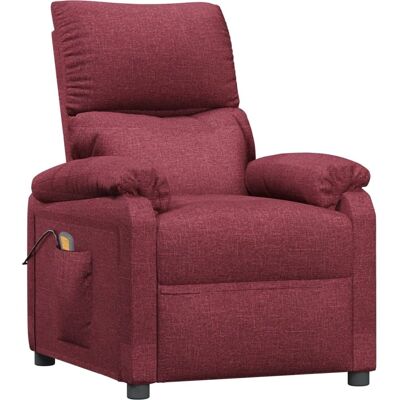 vidaXL Relaxsessel - Weinrot Stoff vidaXL Relaxsessel - Weinrot Stoff