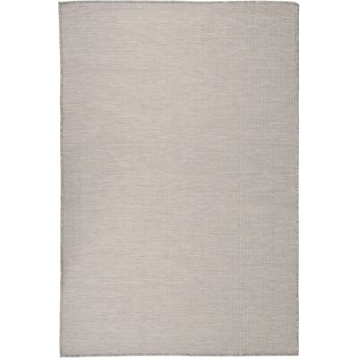 vidaXL Taupe 120x170cm Alfombra Exterior de Tejido Plano - Alfombra vidaXL Taupe 120x170cm Alfombra Exterior de Tejido Plano - Alfombra