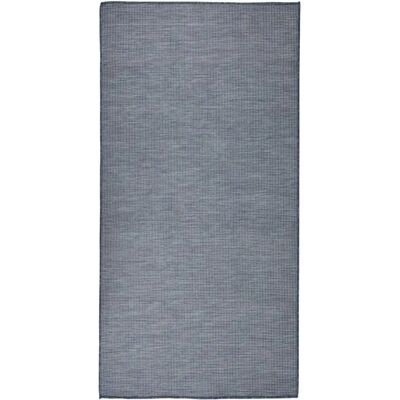 vidaXL Outdoor Flatweave Rug 100x200 cm Blau - Gartenläufer vidaXL Outdoor Flatweave Rug 100x200 cm Blau - Gartenläufer