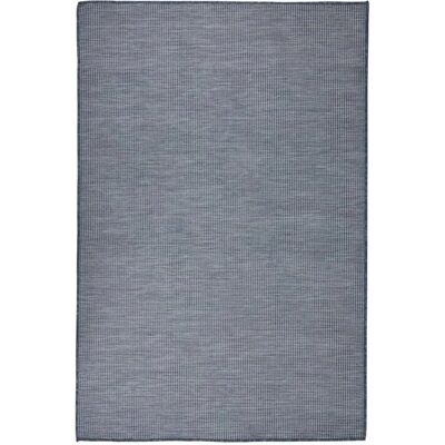 vidaXL Outdoor Flatweave Teppich - Blau 120x170 cm - Teppich vidaXL Outdoor Flatweave Teppich - Blau 120x170 cm - Teppich