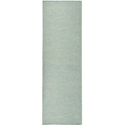 vidaXL Turquoise Outdoor Flatweave Rug 80x250 cm - Outdoor Rug vidaXL Turquoise Outdoor Flatweave Rug 80x250 cm - Outdoor Rug