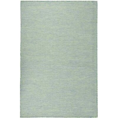 vidaXL Türkisfarbener Outdoor Flachgewebe-Teppich 120x170 cm - Gartenteppich vidaXL Türkisfarbener Outdoor Flachgewebe-Teppich 120x170 cm - Gartenteppich