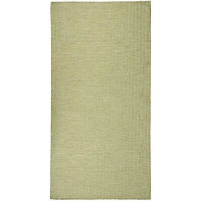 Alfombra exterior plana vidaXL verde 100x200 cm - Alfombra exterior Alfombra exterior plana vidaXL verde 100x200 cm - Alfombra exterior