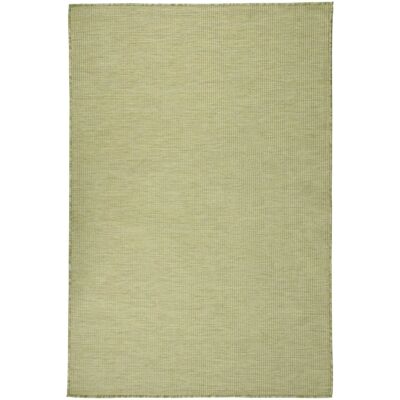 Alfombra de Exterior vidaXL Tejido Plano 120x170 cm Verde - Alfombra Exterior Alfombra de Exterior vidaXL Tejido Plano 120x170 cm Verde - Alfombra Exterior