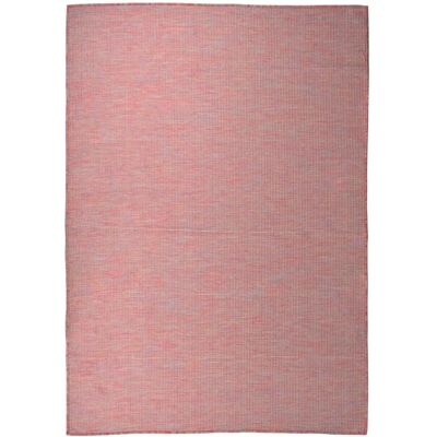 vidaXL Roter 160x230 cm Outdoor Flachgewebe Teppich - Gartenläufer vidaXL Roter 160x230 cm Outdoor Flachgewebe Teppich - Gartenläufer