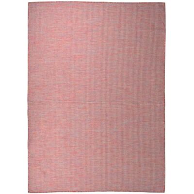 vidaXL Outdoor Flatweave Teppich 200x280 cm Rot - Gartenläufer vidaXL Outdoor Flatweave Teppich 200x280 cm Rot - Gartenläufer