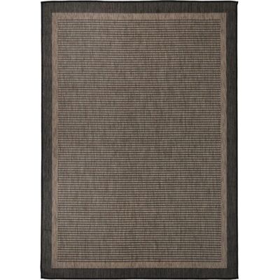 vidaXL Außen-Teppich Flachgewebe Dunkelbraun - Teppich vidaXL Außen-Teppich Flachgewebe Dunkelbraun - Teppich
