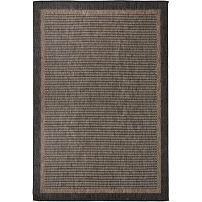 vidaXL Dunkelbrauner Outdoor Flatweave Teppich 160 x 230 cm - Outdoor Teppich vidaXL Dunkelbrauner Outdoor Flatweave Teppich 160 x 230 cm - Outdoor Teppich