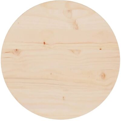 vidaXL 813645 Braune Kiefernholz Runde Tischplatte - Tisch vidaXL 813645 Braune Kiefernholz Runde Tischplatte - Tisch