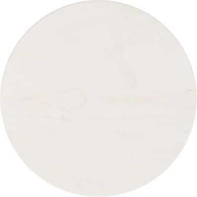 vidaXL 813651 Weiße Runde Kiefernholz Tischplatte - Tischplatte vidaXL 813651 Weiße Runde Kiefernholz Tischplatte - Tischplatte