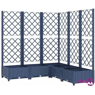 vidaXL Tuinplantentafel met klimhout - Donkergrijs - Buiten verhoogde tuinbak vidaXL Tuinplantentafel met klimhout - Donkergrijs - Buiten verhoogde tuinbak