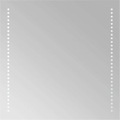 vidaXL LED Badkamerspiegel - 50x50 cm - Waterdicht IP65 vidaXL LED Badkamerspiegel - 50x50 cm - Waterdicht IP65