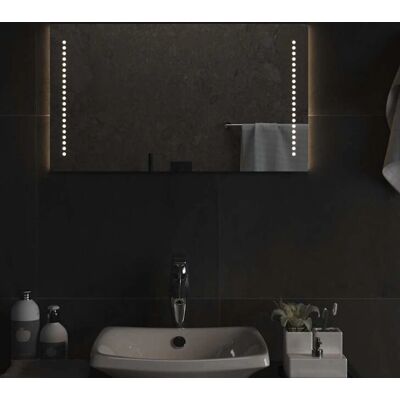 Lustro LED do łazienki vidaXL 70x40 cm - Lustro do łazienki Lustro LED do łazienki vidaXL 70x40 cm - Lustro do łazienki