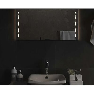 vidaXL LED Bathroom Mirror 80x40cm - Bathroom Mirror vidaXL LED Bathroom Mirror 80x40cm - Bathroom Mirror