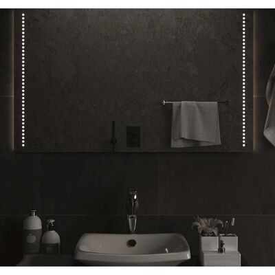 vidaXL Specchio da bagno LED 100x60 cm - Impermeabile e Touch Control vidaXL Specchio da bagno LED 100x60 cm - Impermeabile e Touch Control