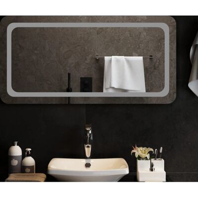 vidaXL LED lustro łazienkowe 100x50 cm - Lustro łazienkowe vidaXL LED lustro łazienkowe 100x50 cm - Lustro łazienkowe