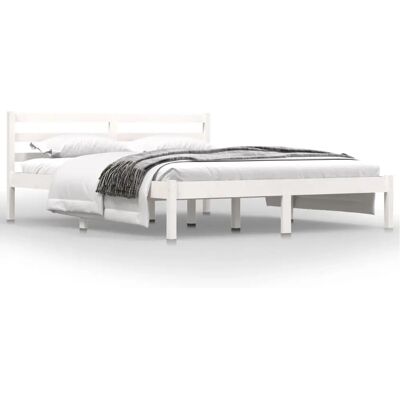 vidaXL 810446 Bettgestell - Weiß - 180x200cm - Bettart vidaXL 810446 Bettgestell - Weiß - 180x200cm - Bettart