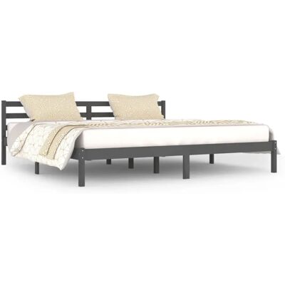 vidaXL Bettrahmen - Massives Kiefernholz 200x200cm - Schlafzimmermöbel vidaXL Bettrahmen - Massives Kiefernholz 200x200cm - Schlafzimmermöbel