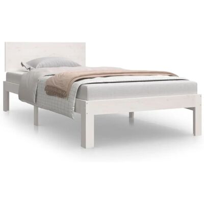 vidaXL 810461 Bettgestell - Moderner Holz-Einzelbett - Rustikale Natur-Finish vidaXL 810461 Bettgestell - Moderner Holz-Einzelbett - Rustikale Natur-Finish
