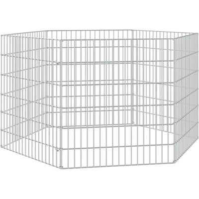 vidaXL Kaninenschutzgitter 54x60 cm Verzinkertes Eisen 6-Teilig vidaXL Kaninenschutzgitter 54x60 cm Verzinkertes Eisen 6-Teilig