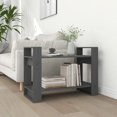 vidaXL Massivholz Kiefern Bücherregal/ Raumteiler 80x35x56 cm - Bücherregal/Room Divider vidaXL Massivholz Kiefern Bücherregal/ Raumteiler 80x35x56 cm - Bücherregal/Room Divider