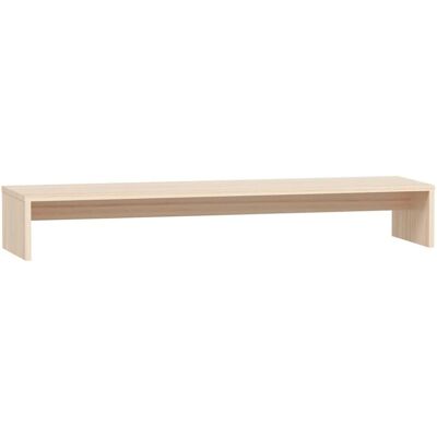vidaXL Monitorständer - Massiv Kiefer - 100x27x15 cm vidaXL Monitorständer - Massiv Kiefer - 100x27x15 cm
