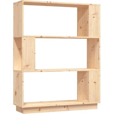 vidaXL Massivholz Kiefernbuchschrank - Raumteiler - Bücherregal vidaXL Massivholz Kiefernbuchschrank - Raumteiler - Bücherregal